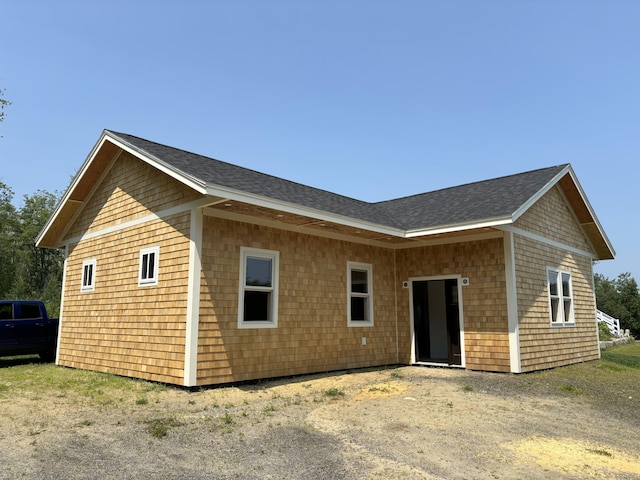 view of back of property