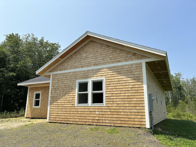 view of home's exterior