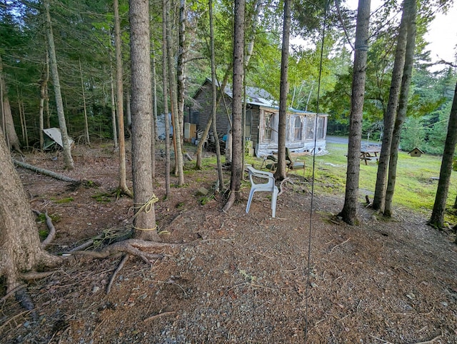 32 N Mud Cove Rd, Lily Bay Twp, ME 04441 - view of yard