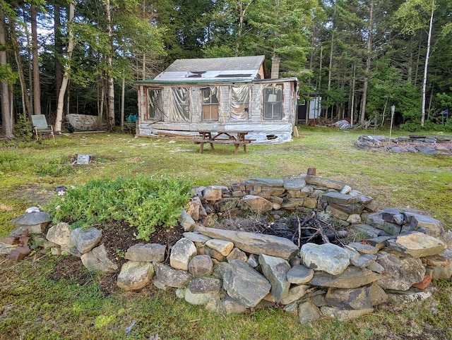 32 N Mud Cove Rd, Lily Bay Twp, ME 04441 - view of yard