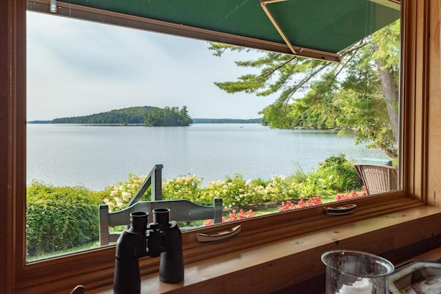 228 Starbird Ln, Rome, ME 04963 - balcony with a water view