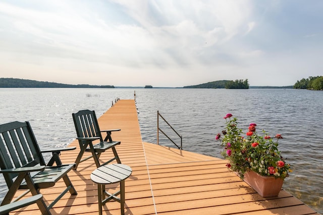 228 Starbird Ln, Rome, ME 04963 - dock area with a water view