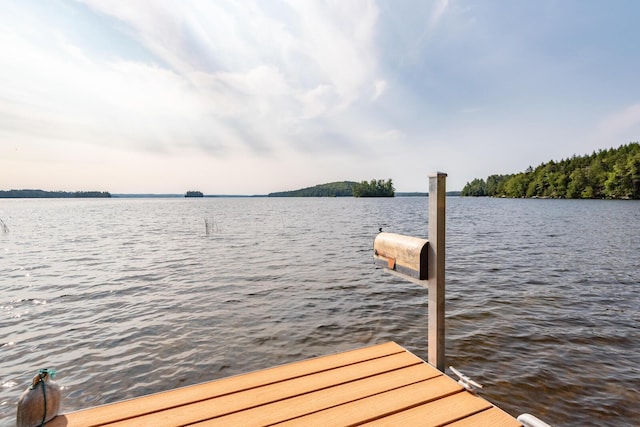228 Starbird Ln, Rome, ME 04963 - dock area with a water view