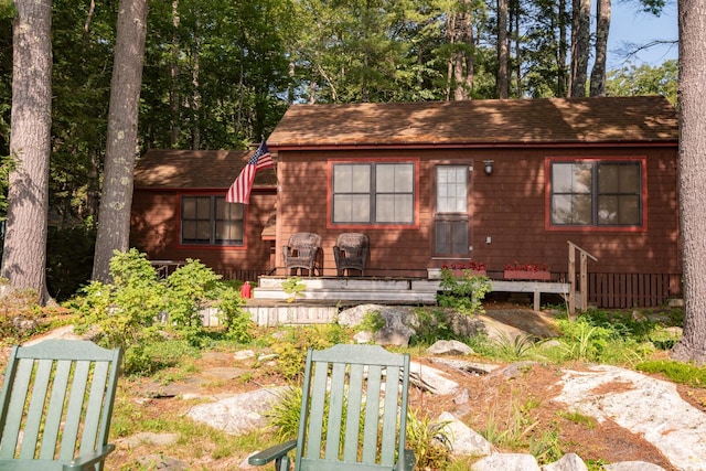 228 Starbird Ln, Rome, ME 04963 - view of front of home with a shingled roof