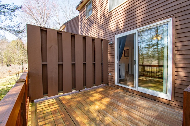 view of deck