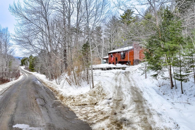 view of road