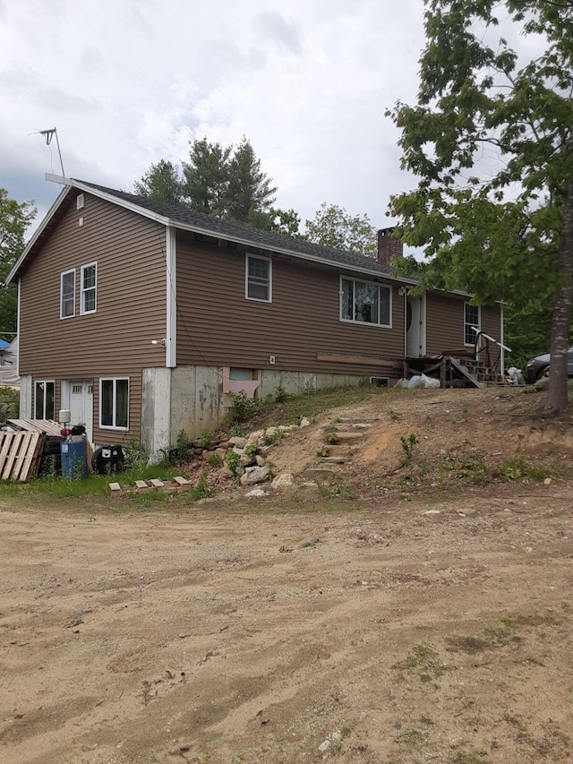 view of rear view of house