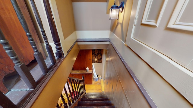 view of staircase