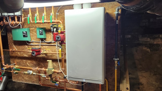 utilities featuring tankless water heater