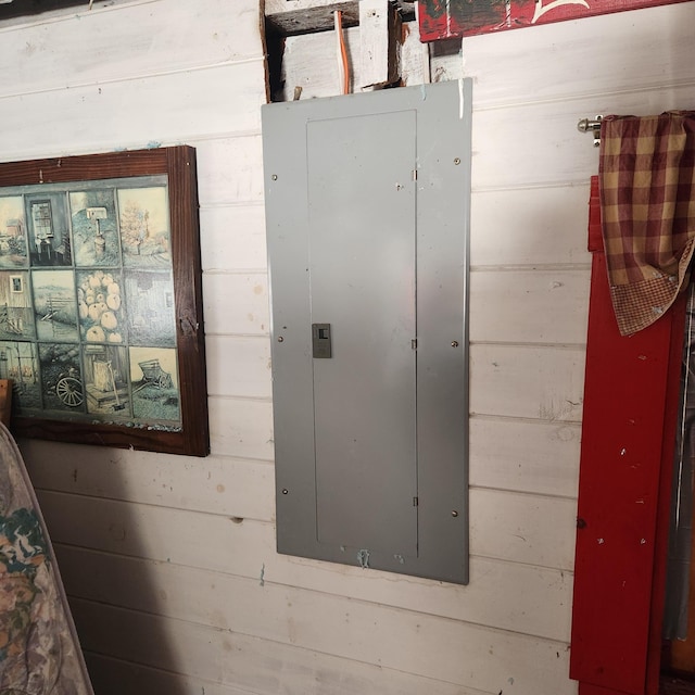 utility room featuring electric panel