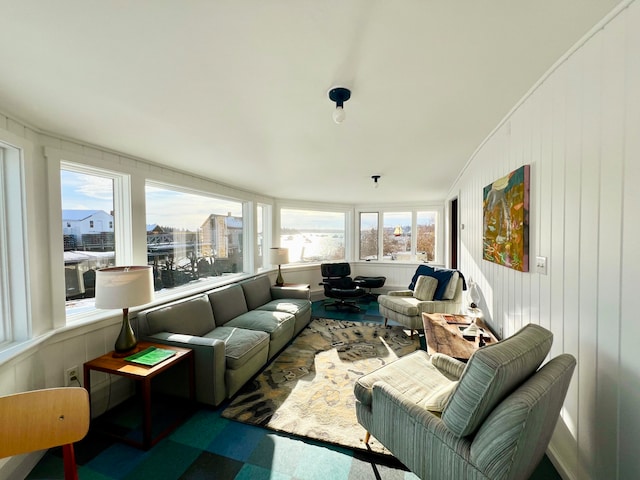 sunroom / solarium featuring plenty of natural light