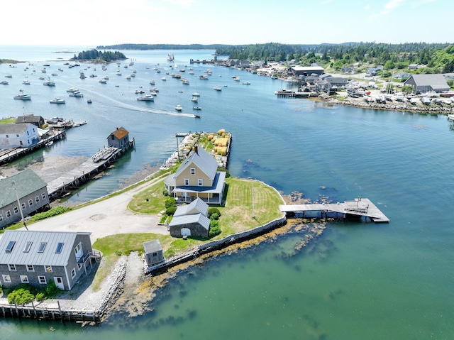 27 Clamshell Aly, Vinalhaven, ME 04863 - bird's eye view of a nearby body of water