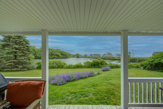 2 Maddox Pond Rd, Biddeford, ME 04005 - view of grassy yard featuring a water view