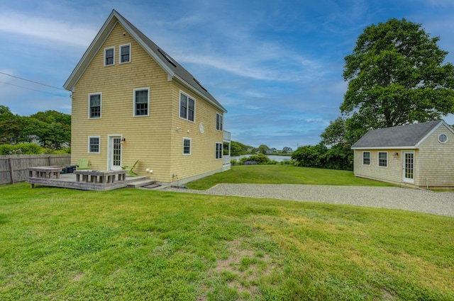 2 Maddox Pond Rd, Biddeford, ME 04005 - rear view of house with an outdoor structure