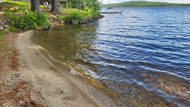 21 Greystone Ln Unit T4, Indian Purchase Twp, ME 04462 - water view with a boat dock