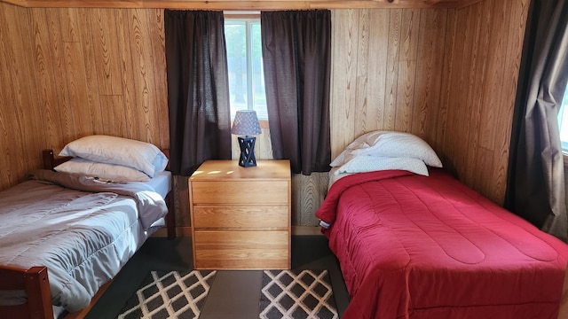 21 Greystone Ln Unit T4, Indian Purchase Twp, ME 04462 - bedroom featuring wooden walls