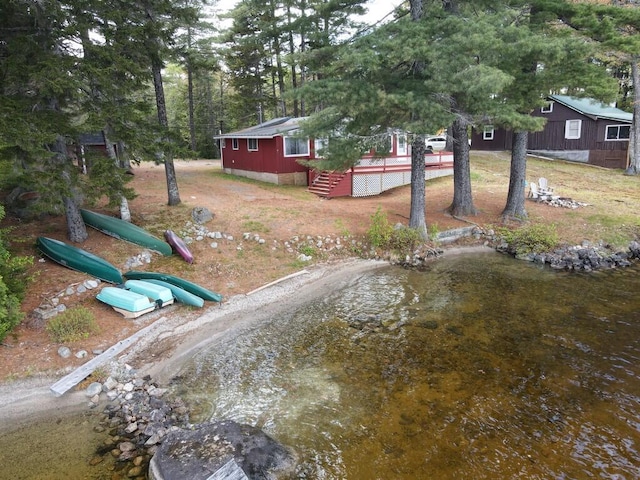 21 Greystone Ln Unit T4, Indian Purchase Twp, ME 04462 - view of yard with dirt driveway