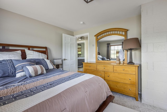 8 Hickory Ln, York, ME 03909 - bedroom with carpet and concrete block wall