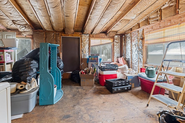 interior space with a healthy amount of sunlight