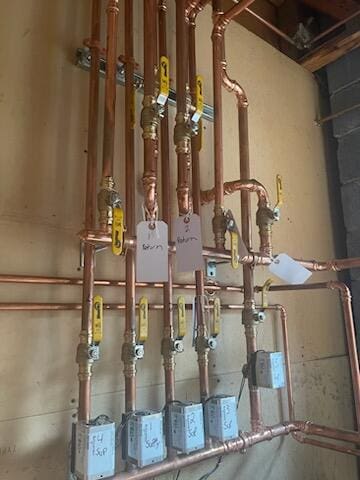 view of utility room