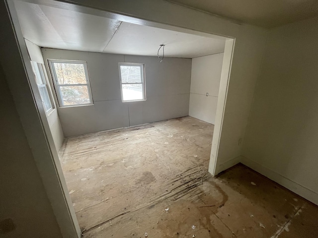 view of unfurnished room
