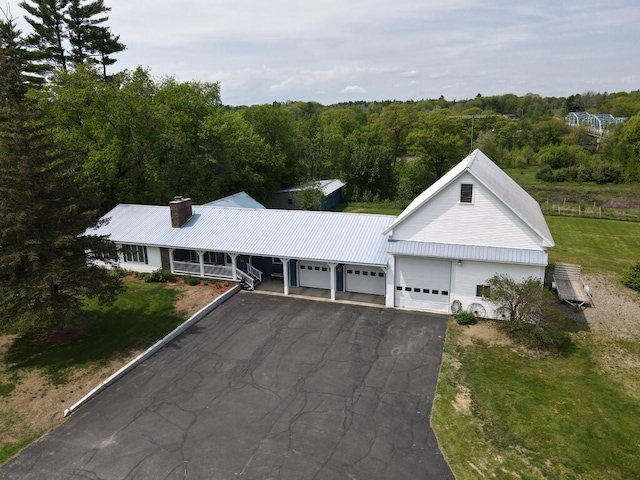 ranch-style house with a garage