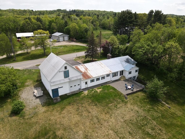 view of aerial view