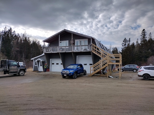 front facade featuring a garage