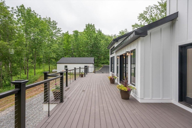 862 W Neck Rd, Nobleboro, ME 04555 - deck featuring an outdoor structure