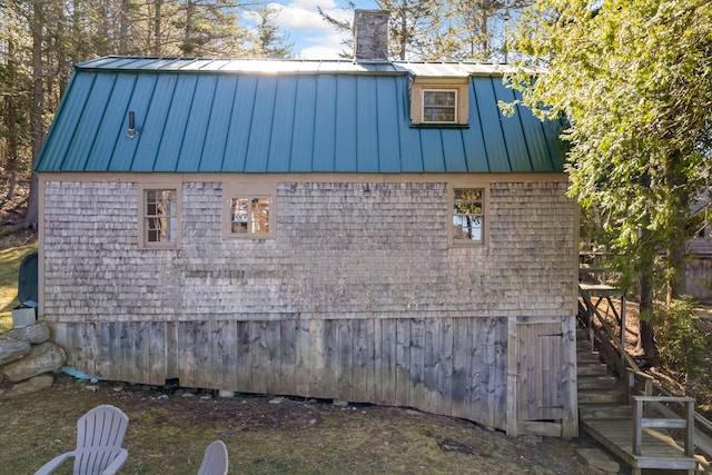 view of home's exterior