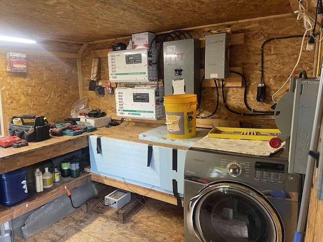 161 Burnt Lndg Unit T16 R5, Wels, ME 04779 - clothes washing area with washer / dryer
