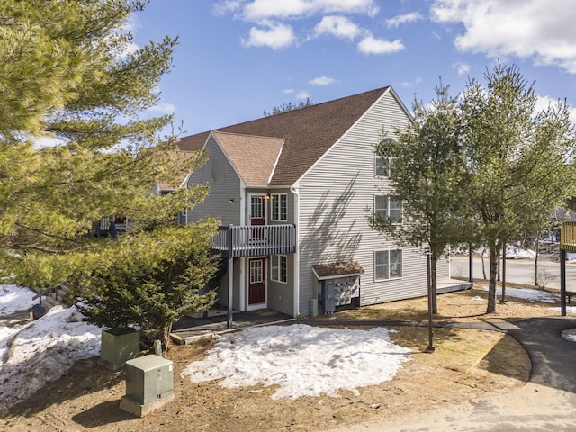 view of rear view of property