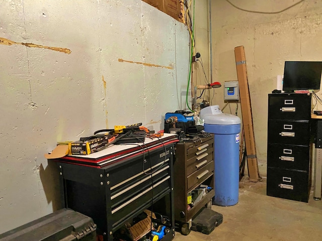view of utility room