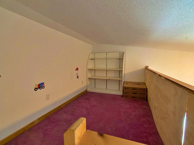 interior space featuring carpet flooring