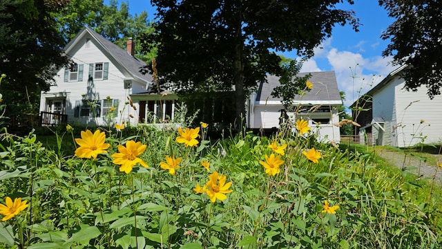 view of back of property