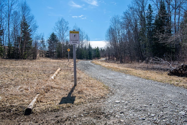 view of road