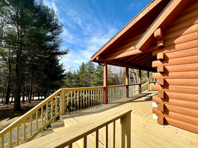 view of deck