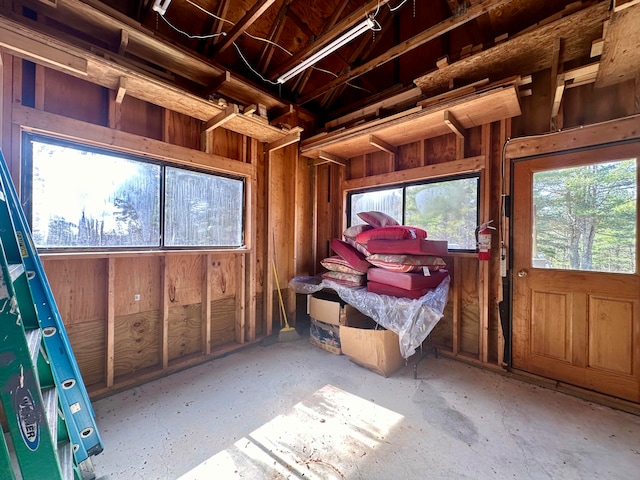 view of storage room