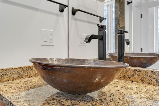 interior details with sink