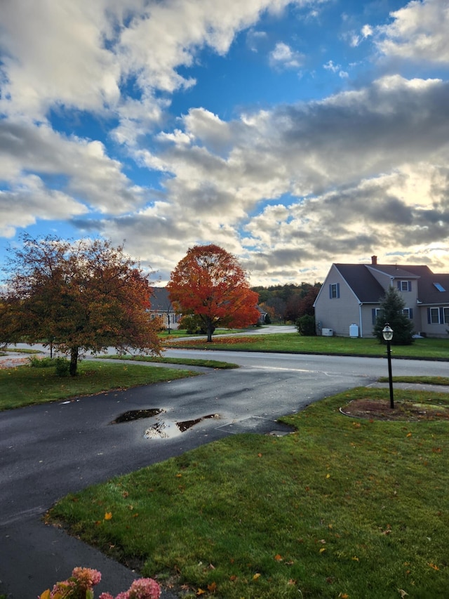 view of road