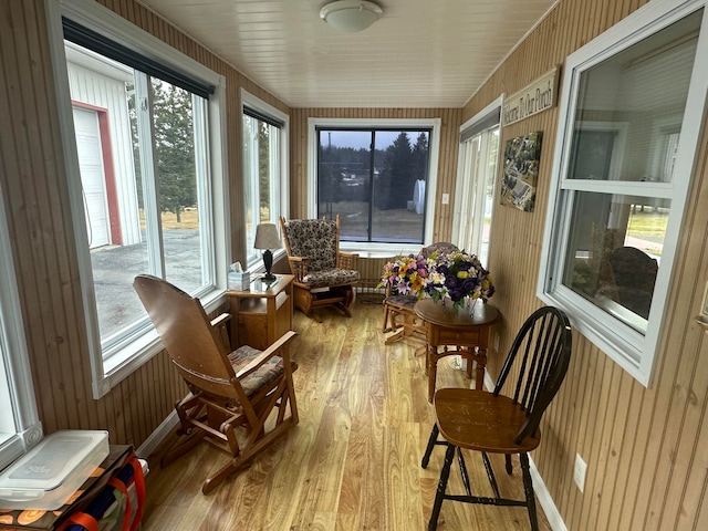 sunroom / solarium featuring a wealth of natural light