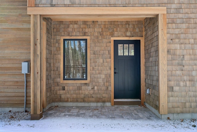 view of entrance to property