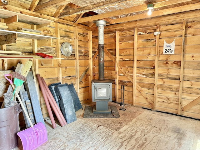 view of storage room