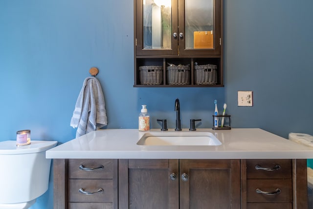 98 Old Rte 1, Gouldsboro, ME 04607 - bathroom featuring vanity and toilet