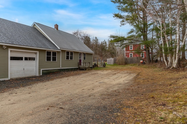 98 Old Rte 1, Gouldsboro, ME 04607 - view of yard with a garage