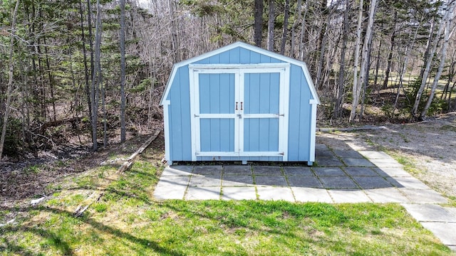 view of shed / structure