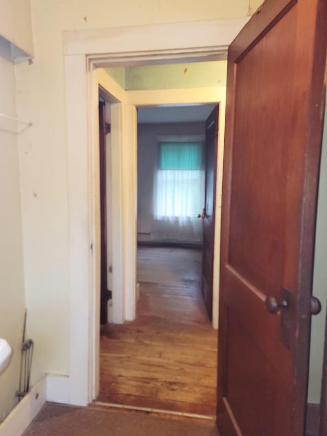 17 Otter Creek Dr, Mount Desert, ME 04660 - corridor featuring wood finished floors