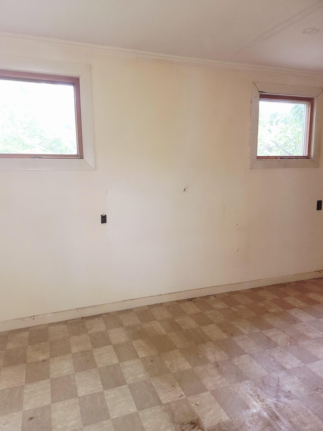 17 Otter Creek Dr, Mount Desert, ME 04660 - empty room featuring ornamental molding and light flooring