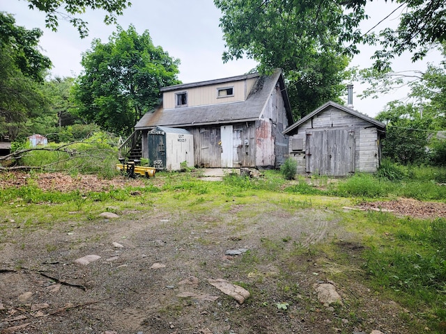 17 Otter Creek Dr, Mount Desert, ME 04660 - rear view of property with a shed