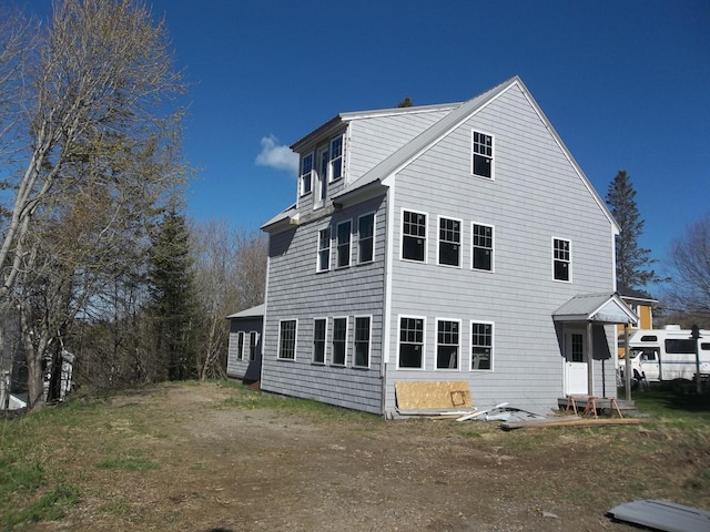 view of back of property